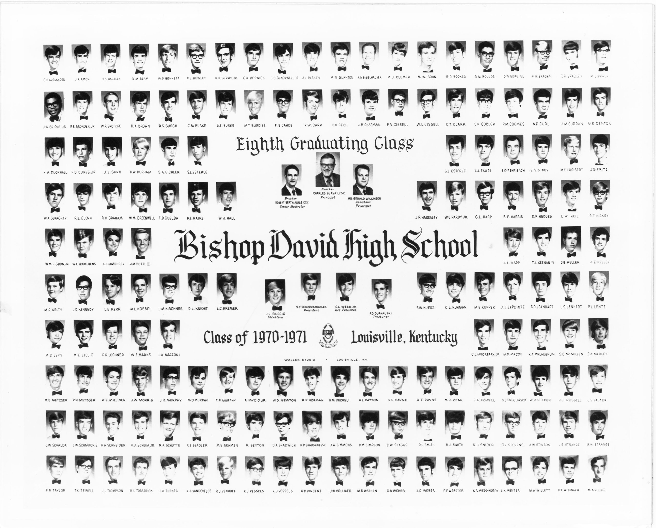 Class Photos – Bishop David Alumni Association, Inc